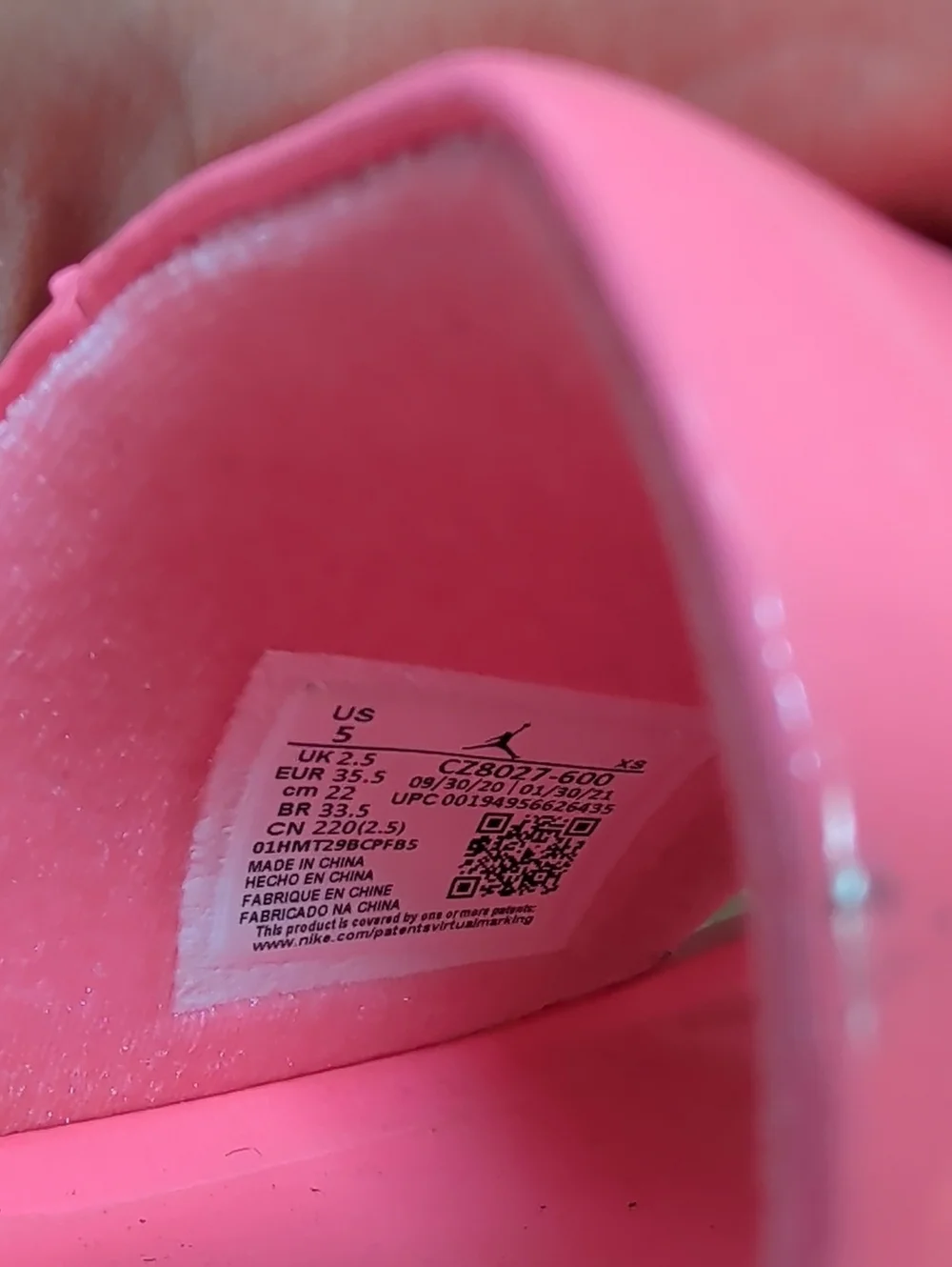 Jordan Nola Bold Hot Pink Slide Sandals